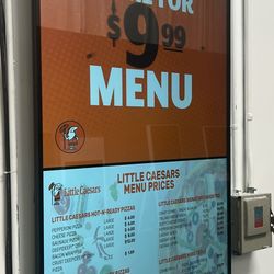 55 inch High Brightness single-sided hanging Menu board