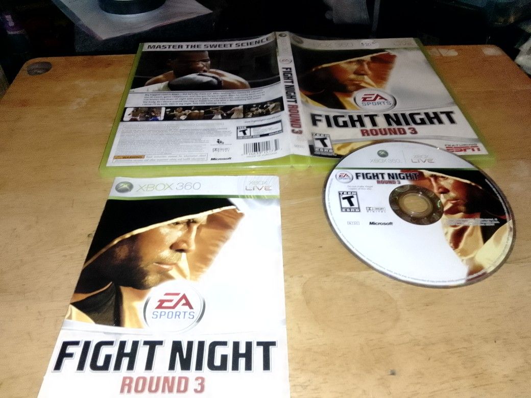 Xbox 360 Game EA Sports Fight Night Round 3