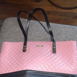 Pink N Black Purse