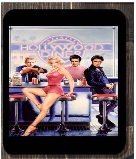 Hollywood Diner Mouse Pad 
