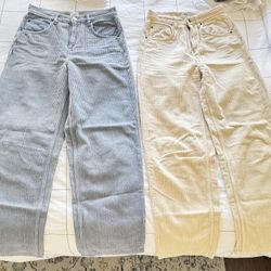 Set Of 2 BDG Corduroy Pants/ Modern Boyfriend Cut
