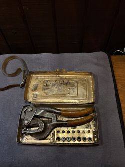 Vintage Whitney Jensen HolePunch No.5 Jr. w/ Original Case 🔥