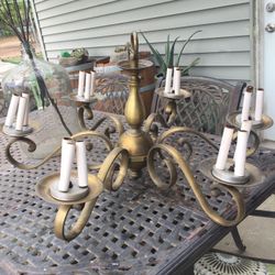 Antique Brass Chandelier