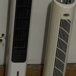2 Tall Rotating Fans