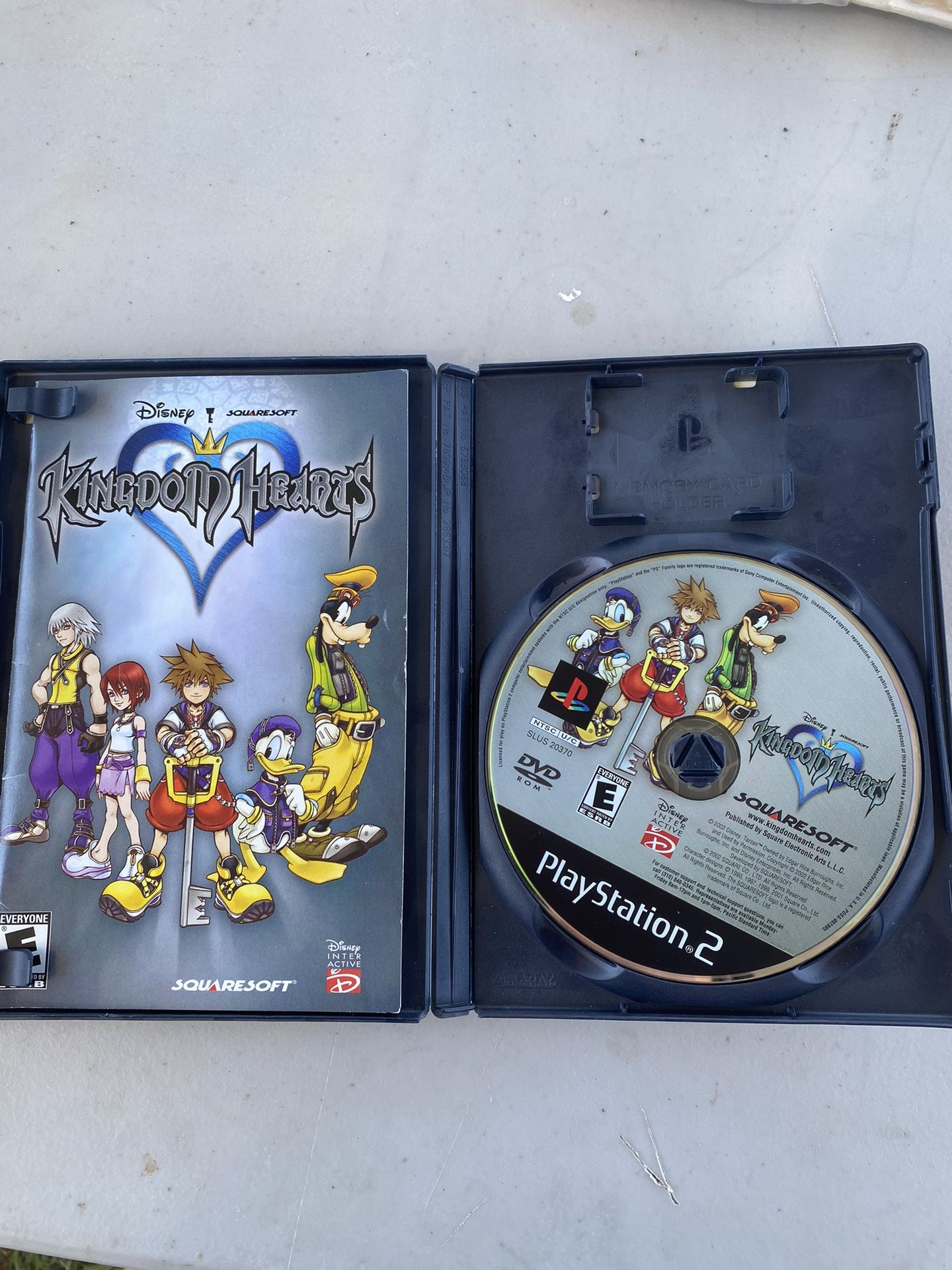 Kingdom hearts PlayStation 2 game