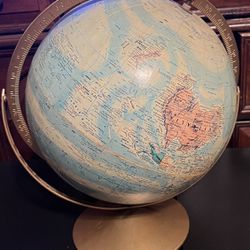 Antique world globe