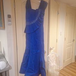 Electric Blue Gown