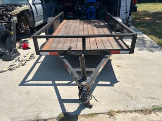 6x10 Utility Trailer with Treated Steel Deck