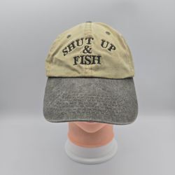 Shut Up And Fish Adjustable Cotton Hat
