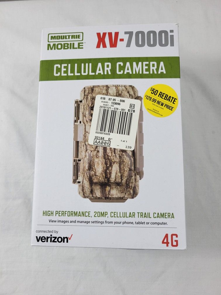 Moultrie Mobile XV-7000i 20 MP Cellular Trail Game Camera MCG-13309 Verizon 4G