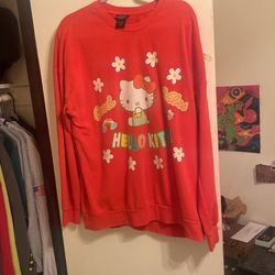 Hello Kitty XL Crew Neck Sweater