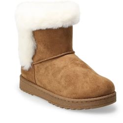 Faux Fur-Lined Boots