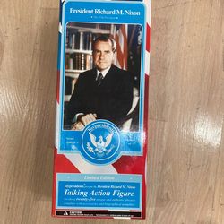 Richard Nixon Limited Edition Talking Action Figure By Toypresidents, Never Out Of Box.