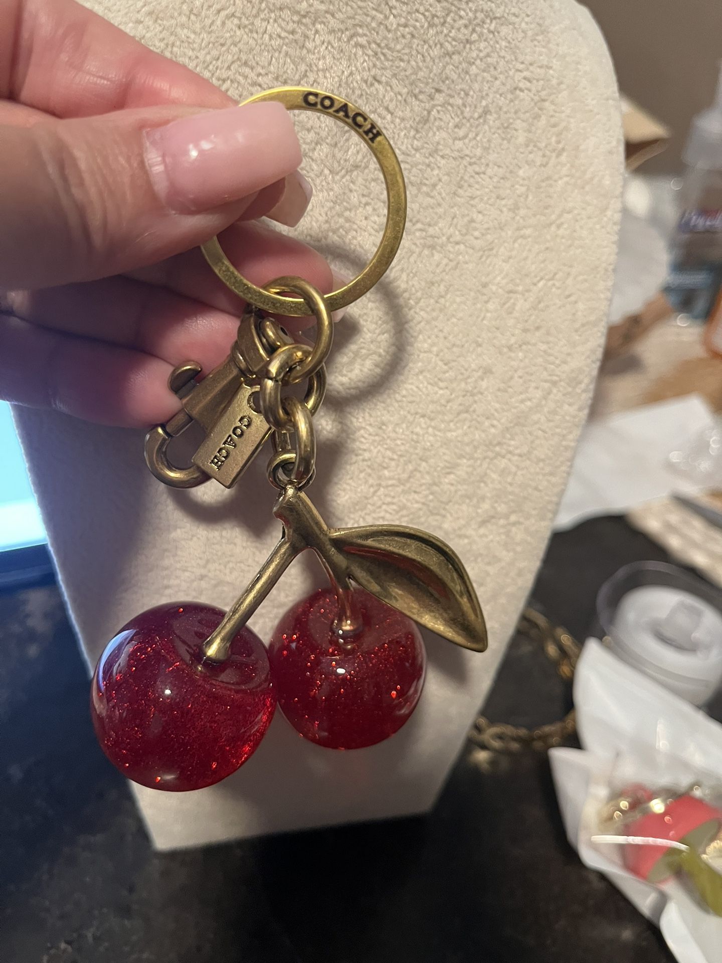 Pretty Cherry Bag Charm/Keychain 🍒