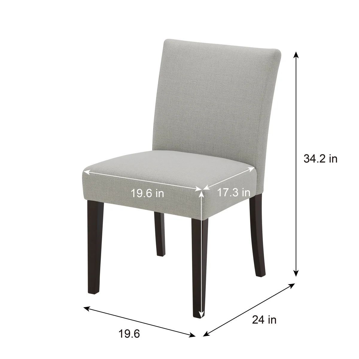 Denning Fabric Dining Chair, 2-pack