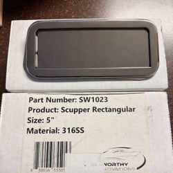 Seaworthy innovations 5” scuppers