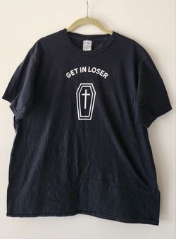 Get in loser T shirt black size L