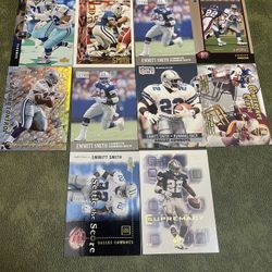 Lot Of 10 Emmitt Smith Football Cards