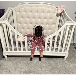 Pottery Barn Blythe 3-In-1 Upholstered Convertible Crib