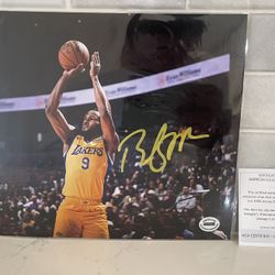Bronny James Jr. Should Tend Autographed 8x10 Photo Los Angeles Lakers ACA COA 