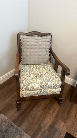 Vintage; wooden ; cane back rocker