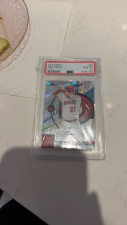 Mike Trout Gem mint PSA 10 lava numbered out of 100
