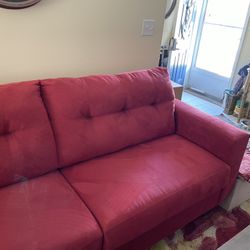 Like New Red Sofa. 