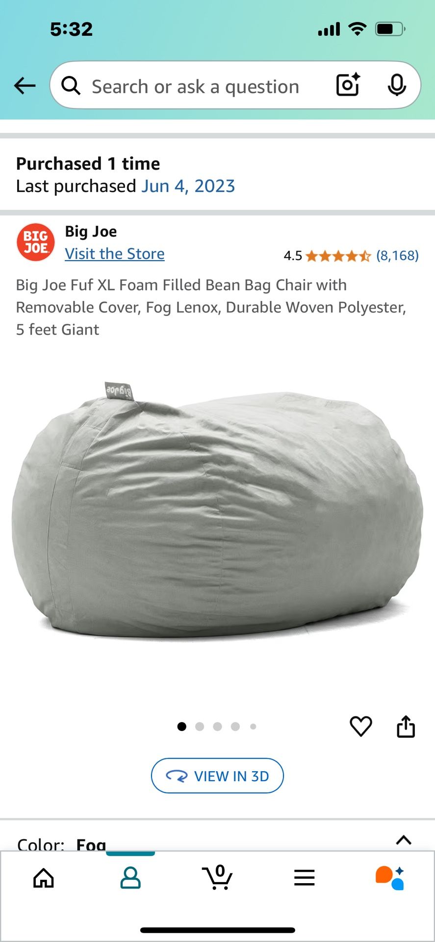 Big Joe XL Ben Bag