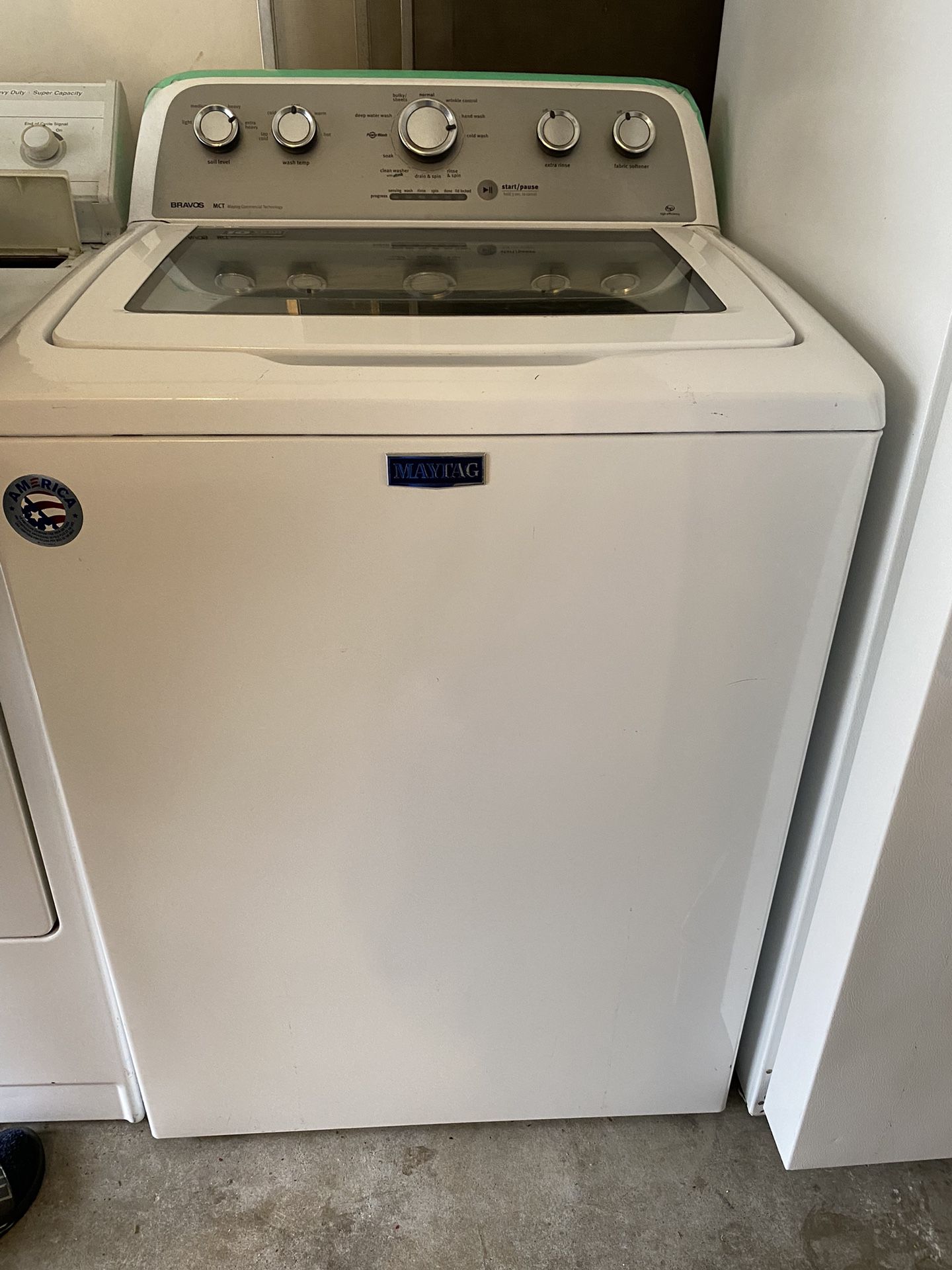 White Maytag Washing Machine 