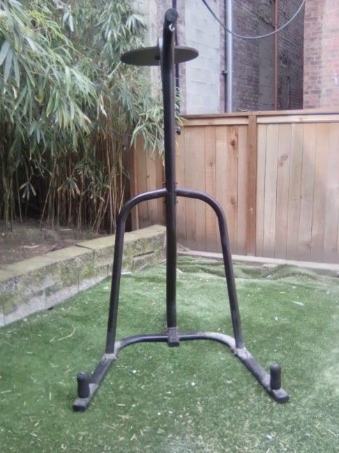 Punching Bag Stand With Speed Bag