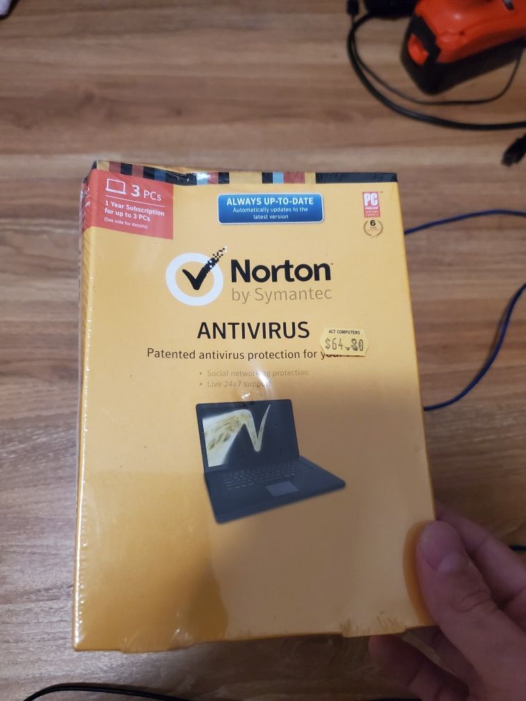 Norton by Symantec Antivirus UNOPENED