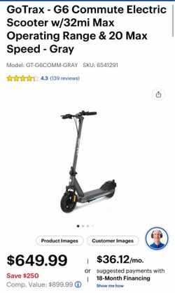 Electric Scooter -GOTRAK Go Commuter