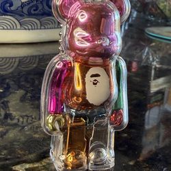 Sealed A Bathing Ape BAPE 25th Anniversary Multicolor 100% Be@rbrick Bearbrick