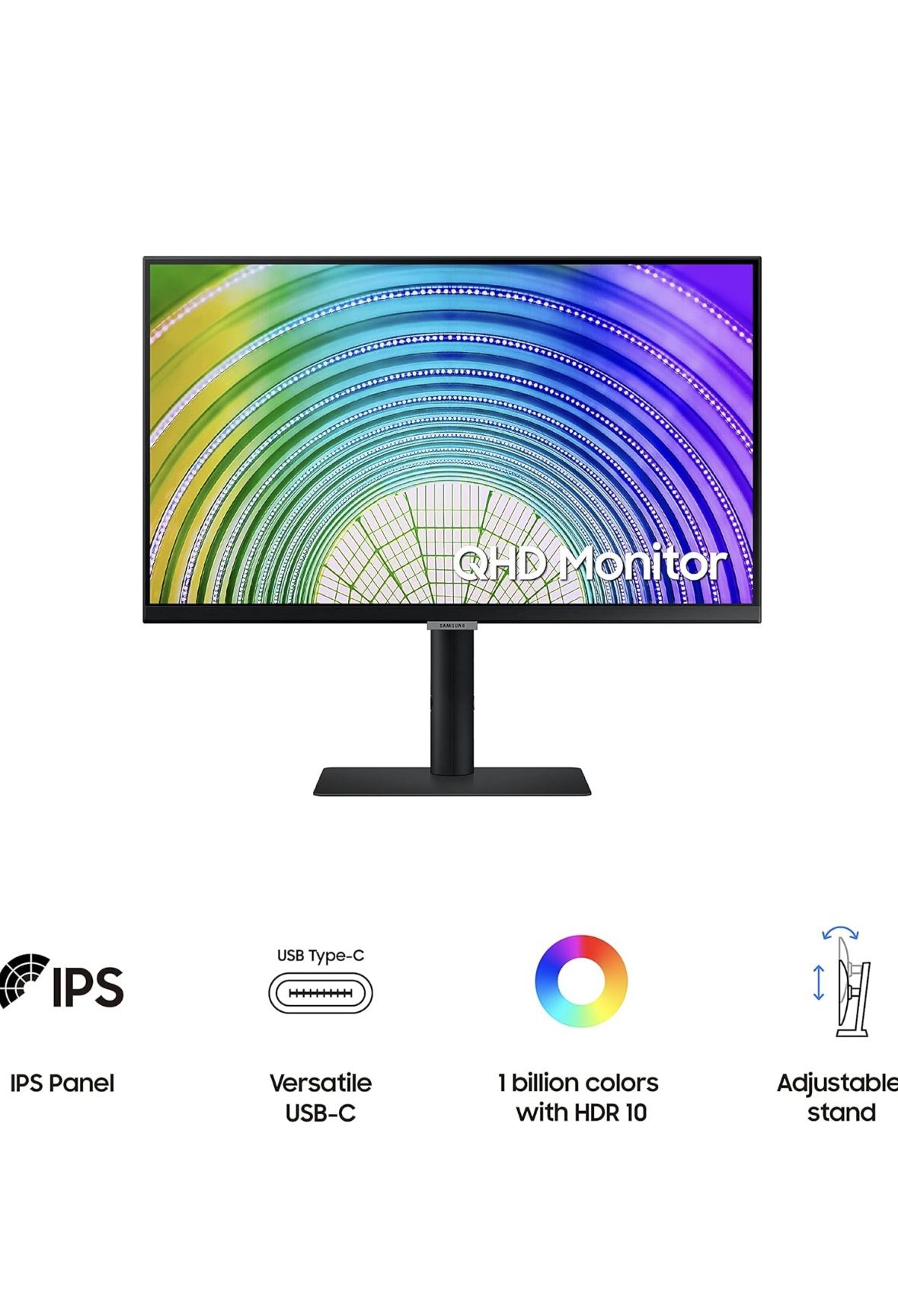 SAMSUNG S60UA Series 24 Inch QHD 2540x1440 Computer Monitor