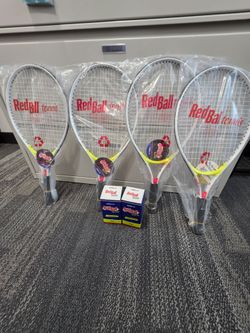 USTA Red Ball Tennis Racquets - set of 4