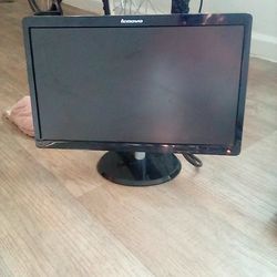 Lenovo 20inch Computer Monitor Black