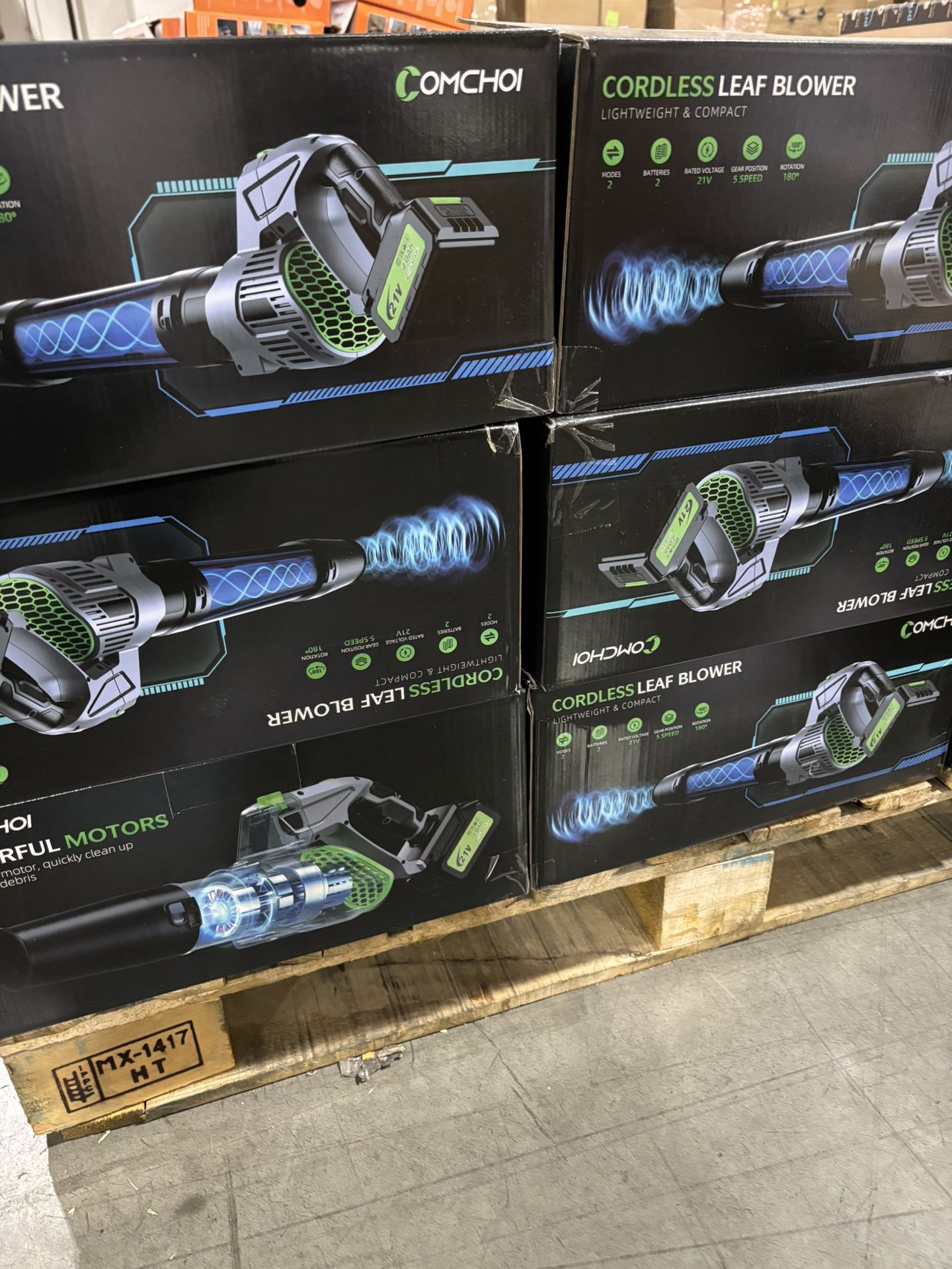 900,000RPM Leaf Blower Set β 21V, 2 Batteries + Charger (Brand New)