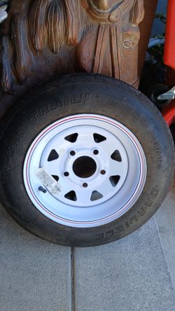 5 lug Trailer wheels SET of 2