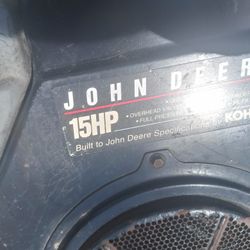 15hp riding mower engine Kohler john deere runs good complete motor 200 cash firm