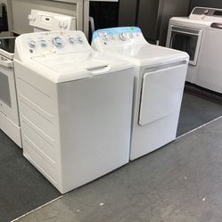 New Scratch And Dent GE Washer And Dryer Set. 1 Year Warranty 