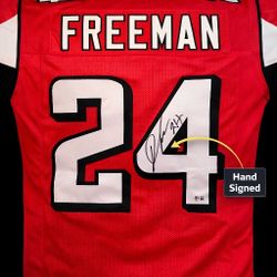 Devonte Freeman Autographed Jersey 