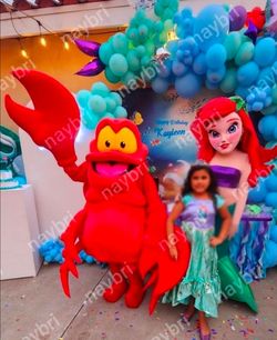 Sebastian Crab Mascot Costume