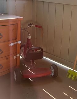 Steel radio flyers tricycle