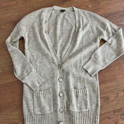 Club Monaco Women’s Sweater Cardigan With Arm Pads