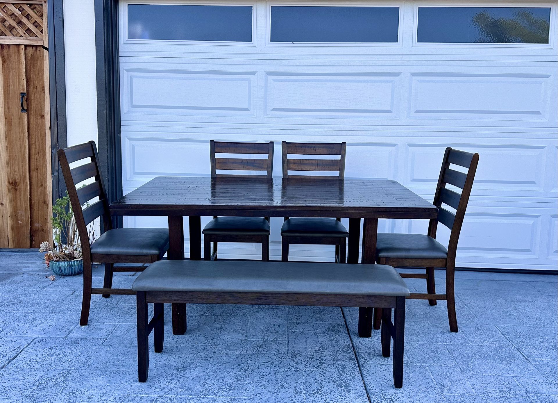 Dining Table With 4 Chairs And Bench