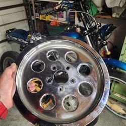 "12 1/2 In  harley davidson belt wheel cover