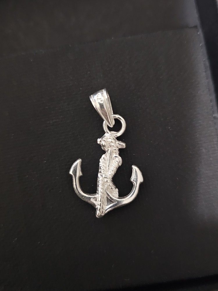 925 sterling silver achor charm