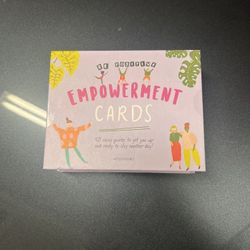 Be Positive Empowerment Cards Brand New