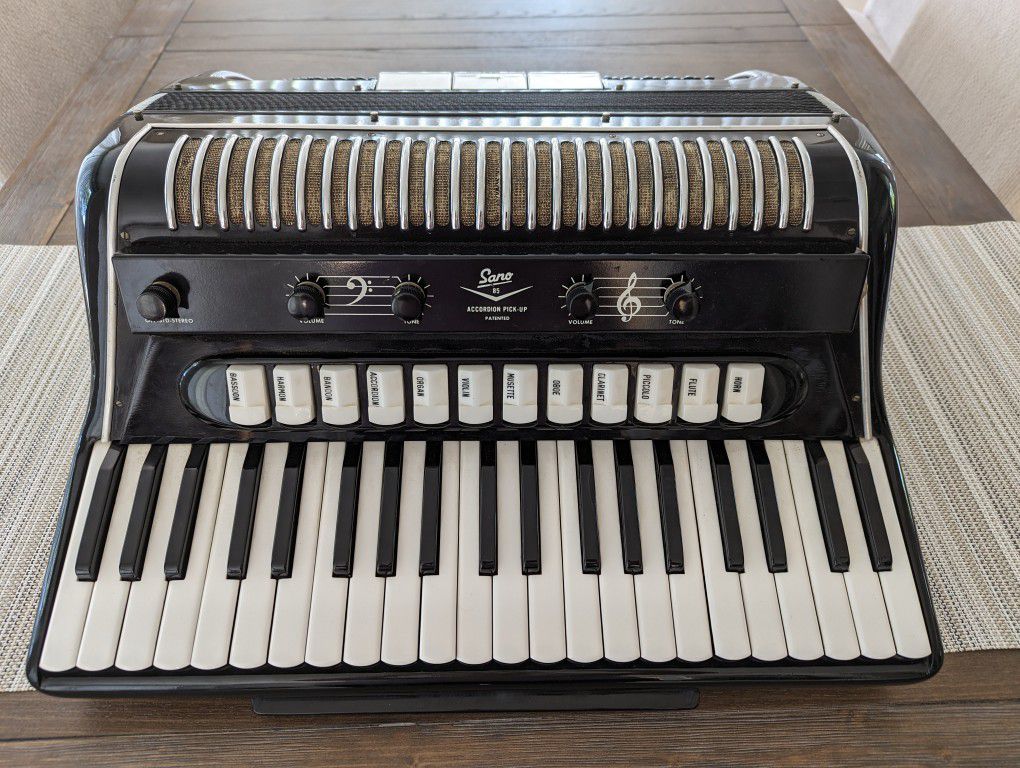 Accordion Sano 85 Stereo Professional Made In Italy 