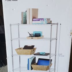 4  Shelf Metal Storage Rack